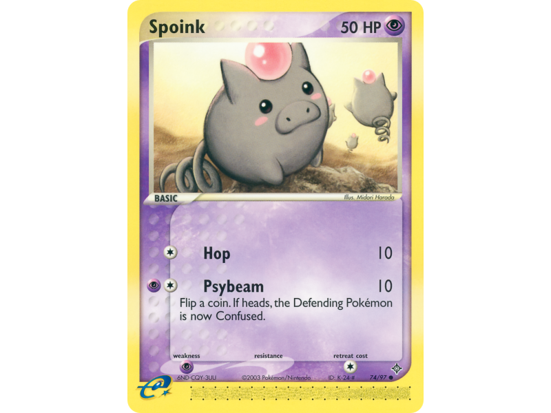 Spoink (Reverse Holo)