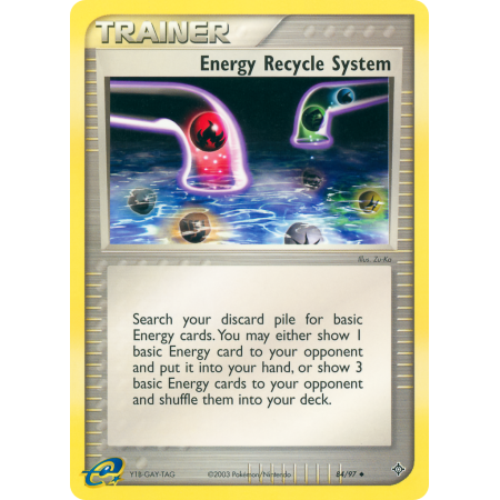 Energy Recycle System (Reverse Holo)