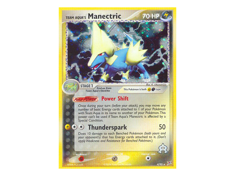 Team Aqua's Manectric (Reverse Holo)
