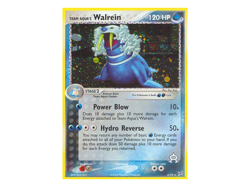 Team Aqua's Walrein (Reverse Holo)