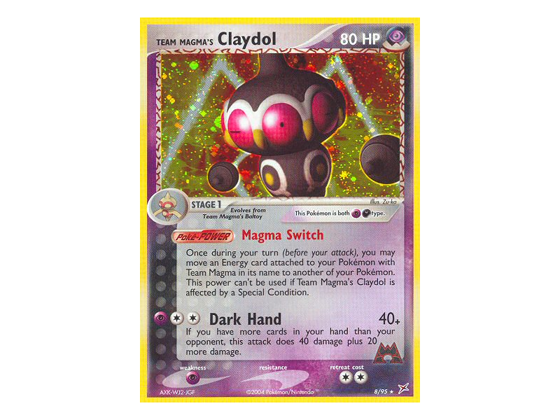 Team Magma's Claydol (Holo)