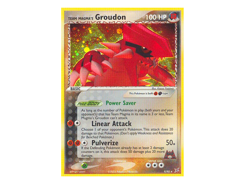 Team Magma's Groudon (Reverse Holo)