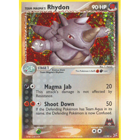 Team Magma's Rhydon (Reverse Holo)