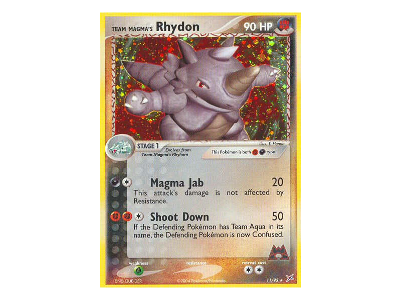 Team Magma's Rhydon (Reverse Holo)
