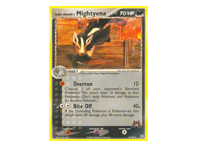 Team Magma's Mightyena