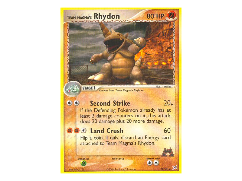 Team Magma's Rhydon (Reverse Holo)