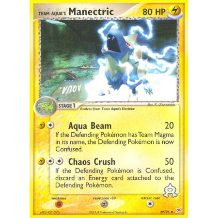 Team Aqua's Manectric (Reverse Holo)