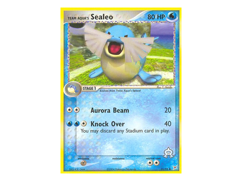 Team Aqua's Sealeo (Reverse Holo)