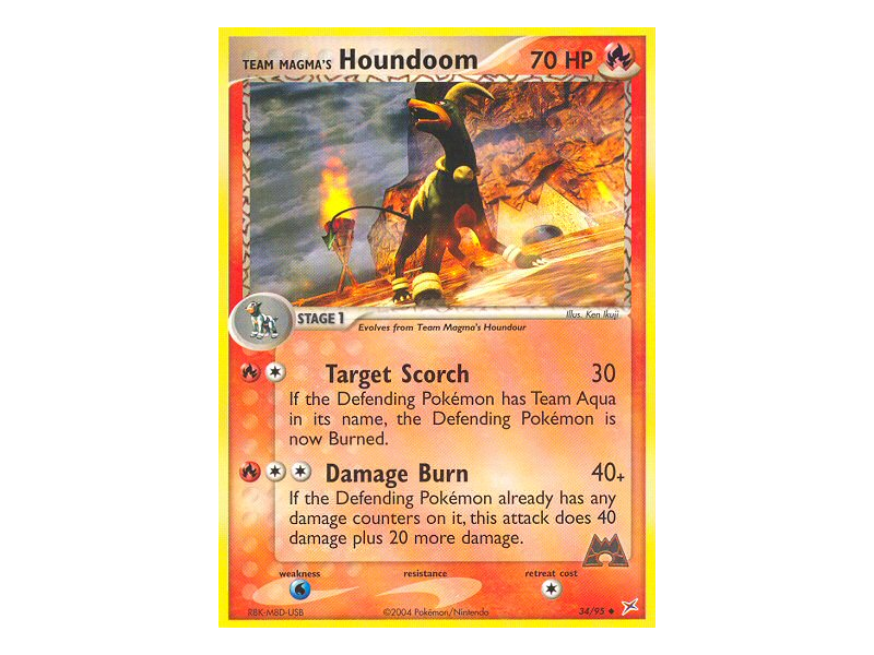 Team Magma's Houndoom (Reverse Holo)