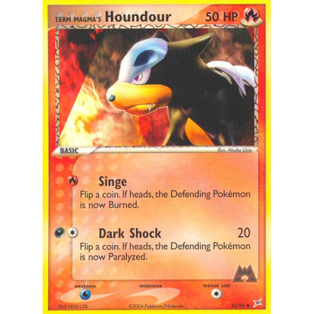 Team Magma's Houndour (Reverse Holo)