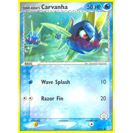 Team Aqua's Carvanha (Reverse Holo)