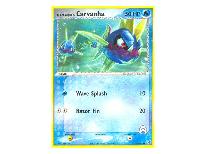 Team Aqua's Carvanha (Reverse Holo)