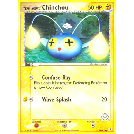 Team Aqua's Chinchou (Reverse Holo)