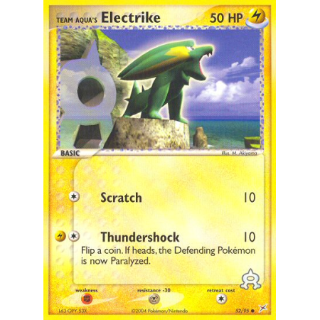Team Aqua's Electrike (Reverse Holo)