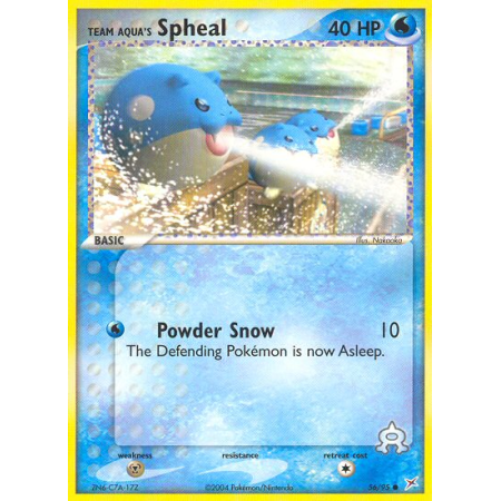 Team Aqua's Spheal