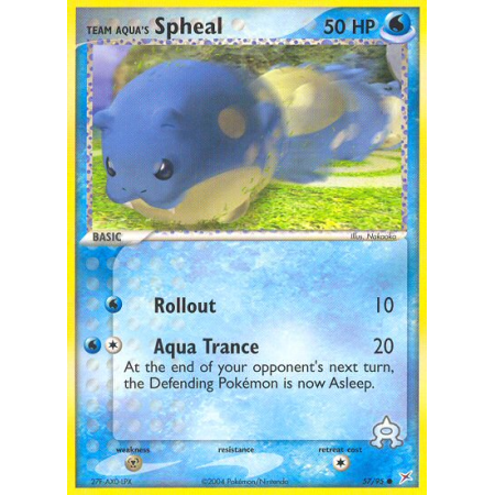 Team Aqua's Spheal (Reverse Holo)
