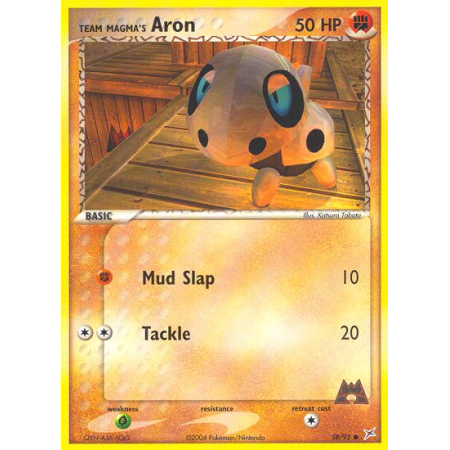 Team Magma's Aron (Reverse Holo)