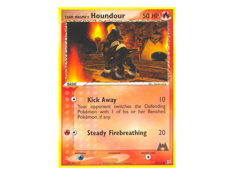Team Magma's Houndour (Reverse Holo)