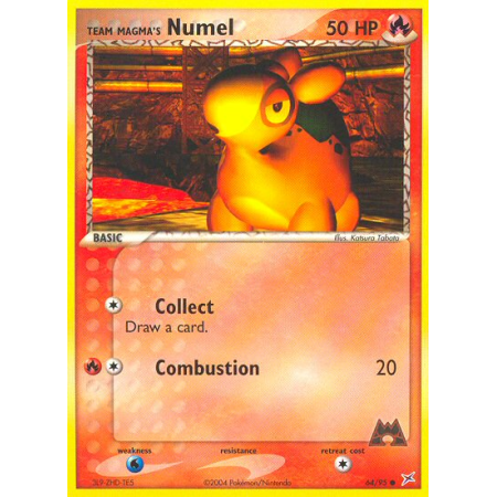 Team Magma's Numel (Reverse Holo)