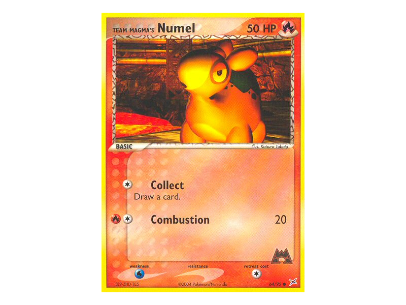 Team Magma's Numel (Reverse Holo)