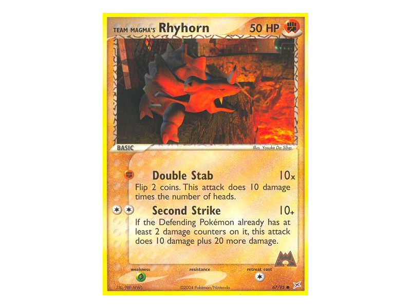 Team Magma's Rhyhorn