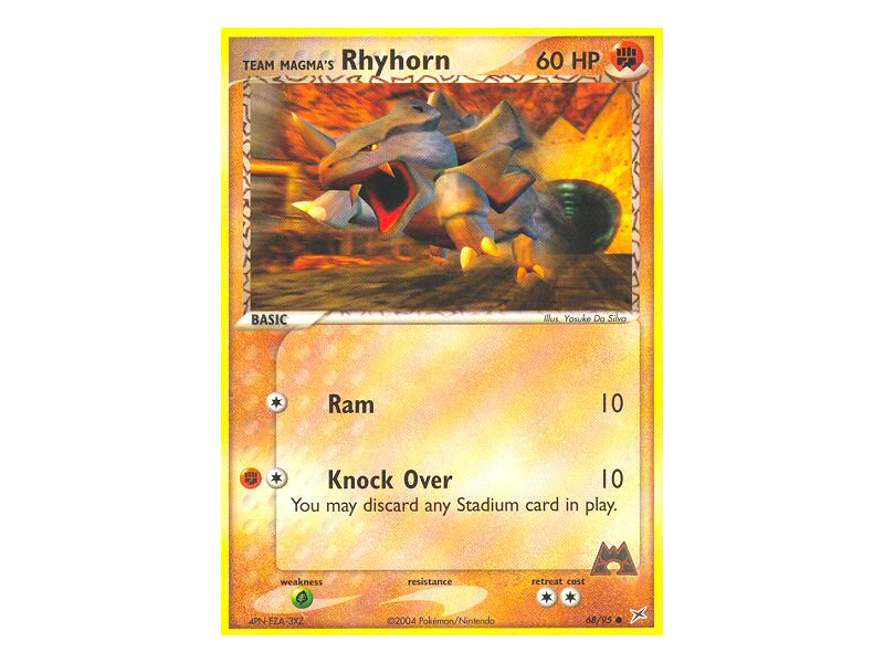 Team Magma's Rhyhorn
