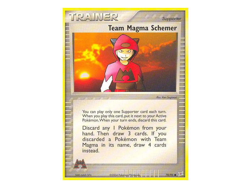 Team Magma Schemer (Reverse Holo)