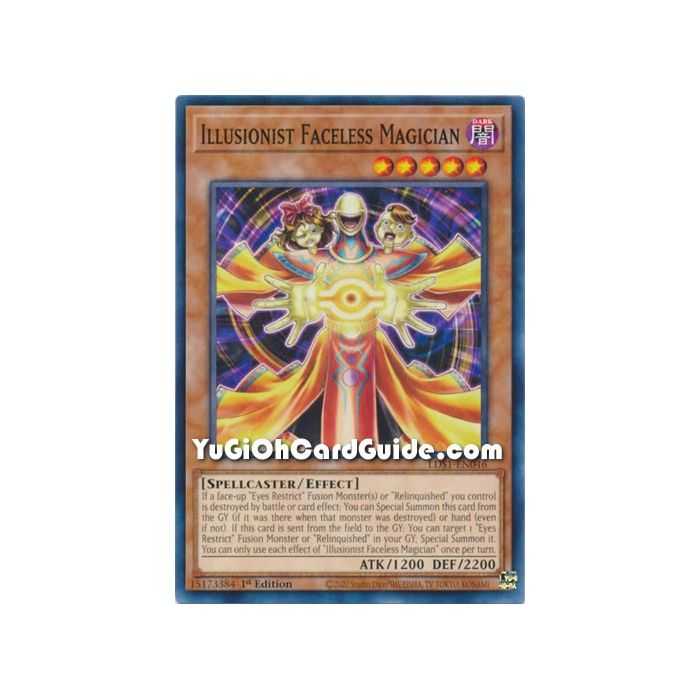Illusionist Faceless Magician (Common) – Legendary Duelist Season 1 | Carta YUGIOH en México