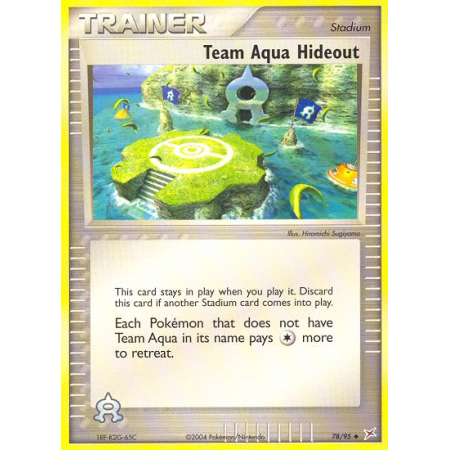 Team Aqua Hideout (Reverse Holo)