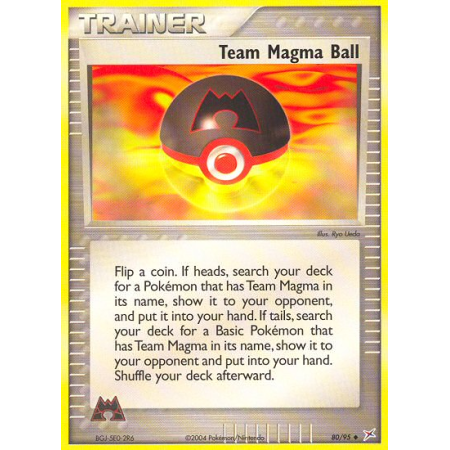 Team Magma Ball (Reverse Holo)