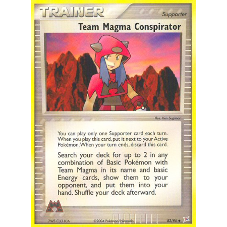 Team Magma Conspirator (Reverse Holo)