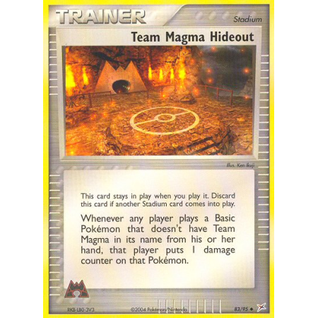 Team Magma Hideout (Reverse Holo)