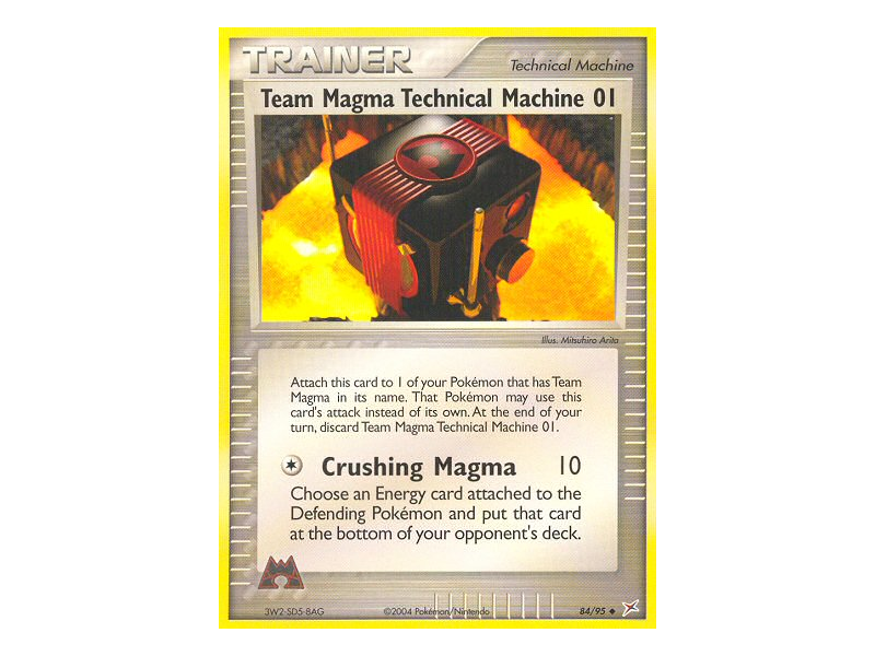 Team Magma Technical Machine 01 (Reverse Holo)