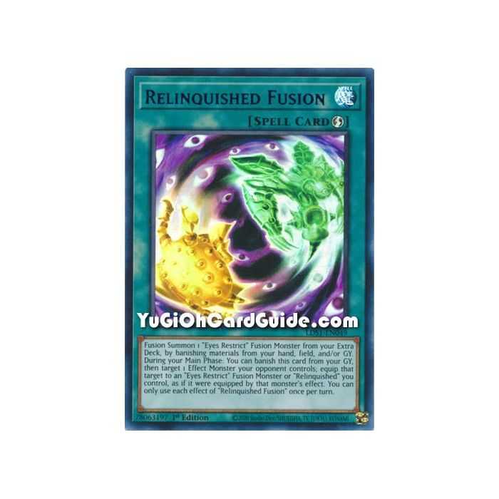 Relinquished Fusion (Ultra Rare) – Legendary Duelist Season 1 | Carta YUGIOH en México