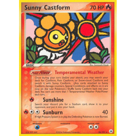 Sunny Castform (Reverse Holo)