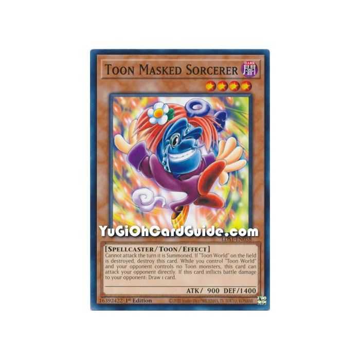 Toon Masked Sorcerer (Common) – Legendary Duelist Season 1 | Carta YUGIOH en México