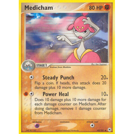Medicham (Reverse Holo)