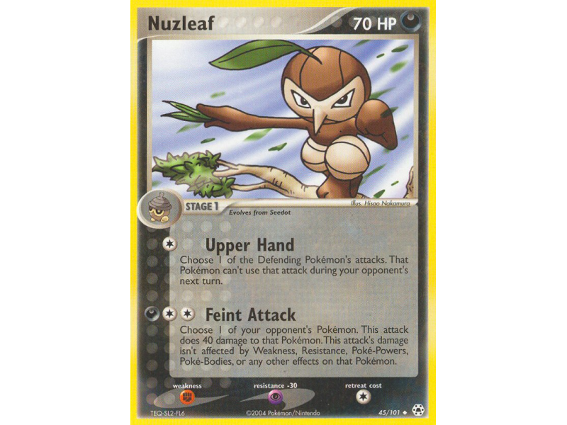 Nuzleaf (Reverse Holo)
