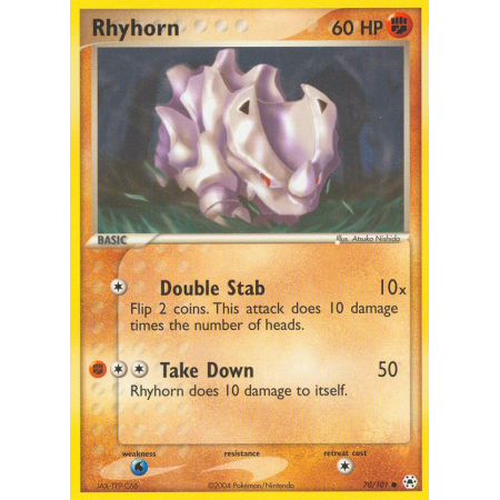 Rhyhorn (Reverse Holo)