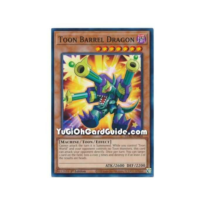 Toon Barrel Dragon (Common) – Legendary Duelist Season 1 | Carta YUGIOH en México