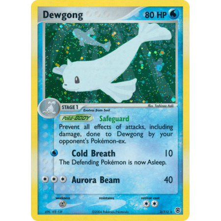 Dewgong (Reverse Holo)