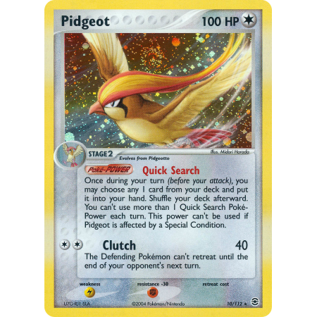 Pidgeot (Reverse Holo)