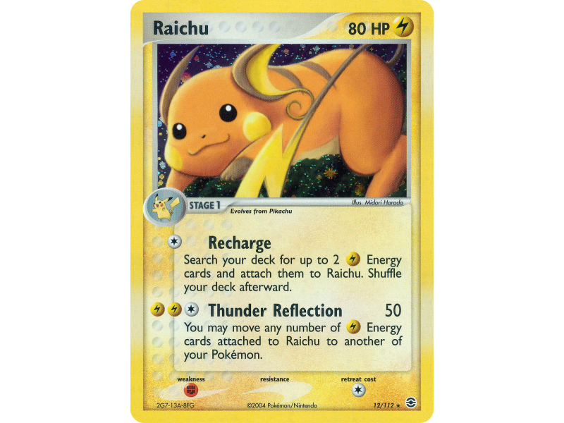 Raichu (Reverse Holo)