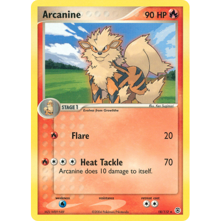 Arcanine (Reverse Holo)