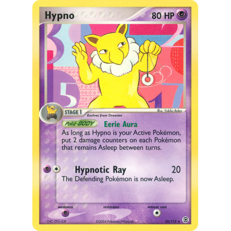 Hypno (Reverse Holo)