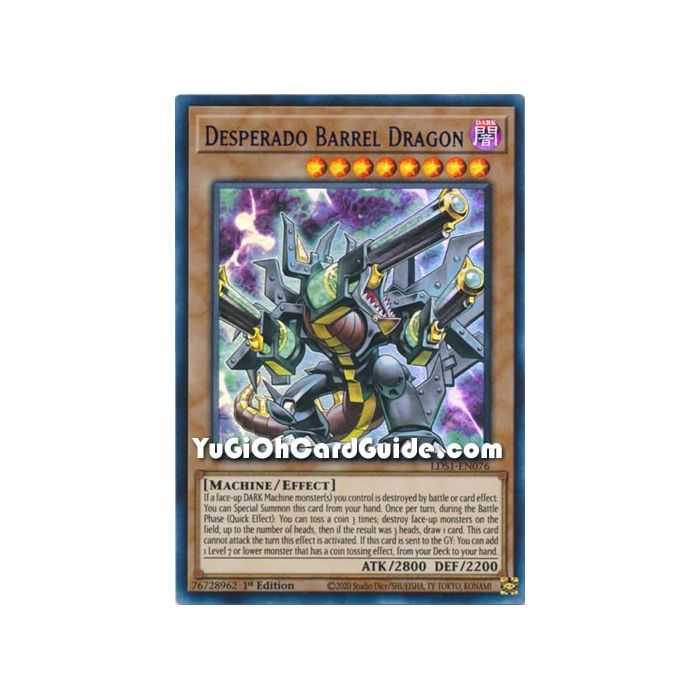 Desperado Barrel Dragon (Ultra Rare) – Legendary Duelist Season 1 | Carta YUGIOH en México