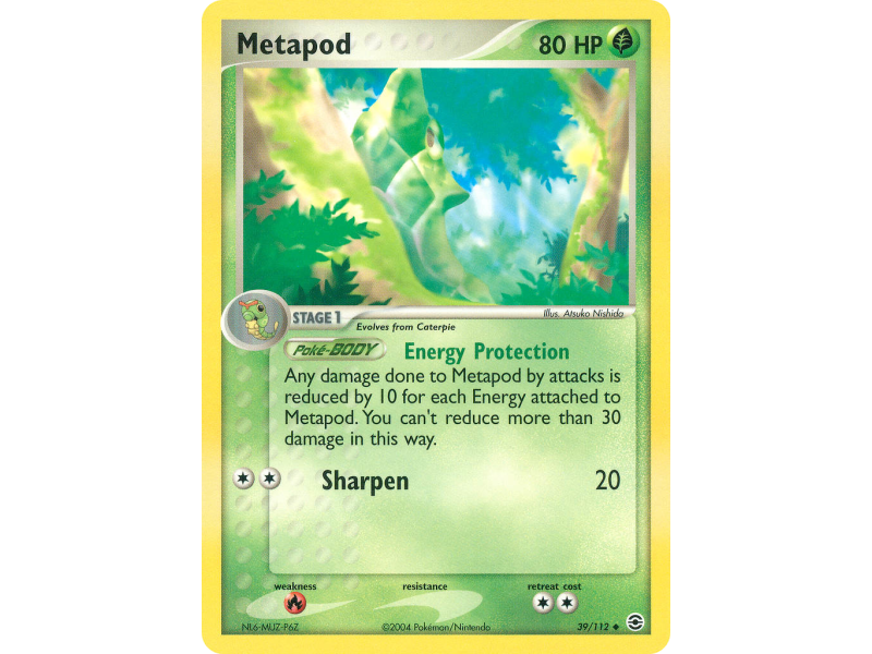Metapod (Reverse Holo)
