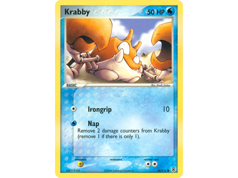 Krabby (Reverse Holo)