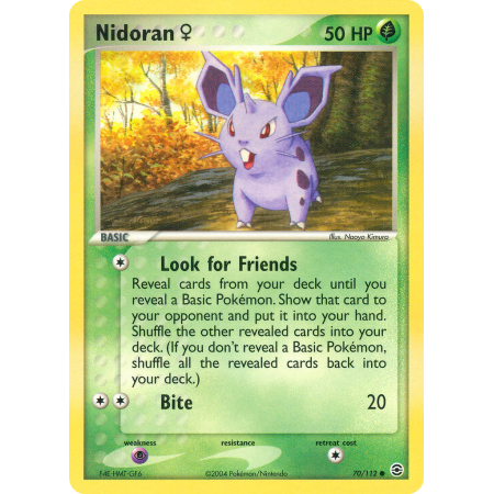 Nidoran ♀ (Reverse Holo)