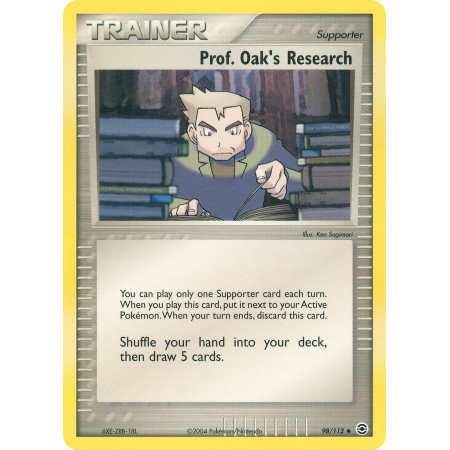 Prof. Oak's Research (Reverse Holo)